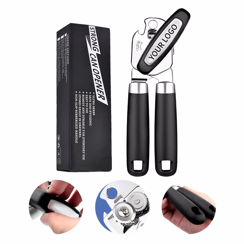 MOQ 50 3-in-1 Multi-Functional Opener for Cans and Bottles