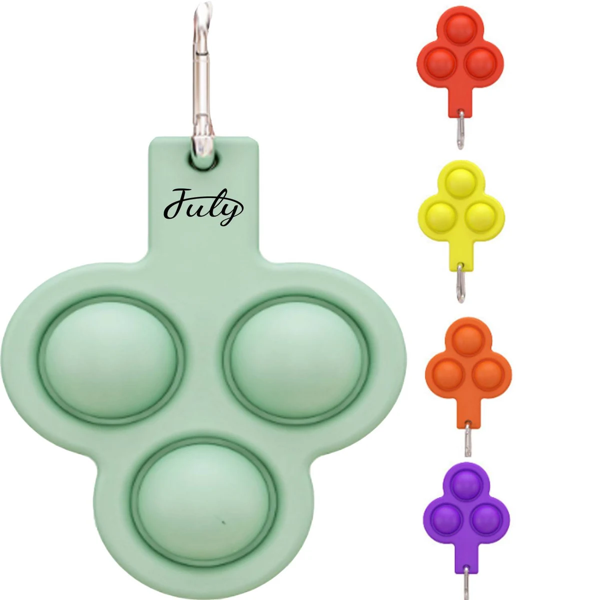 Pop Bubble Fidget Toy Keychain 1