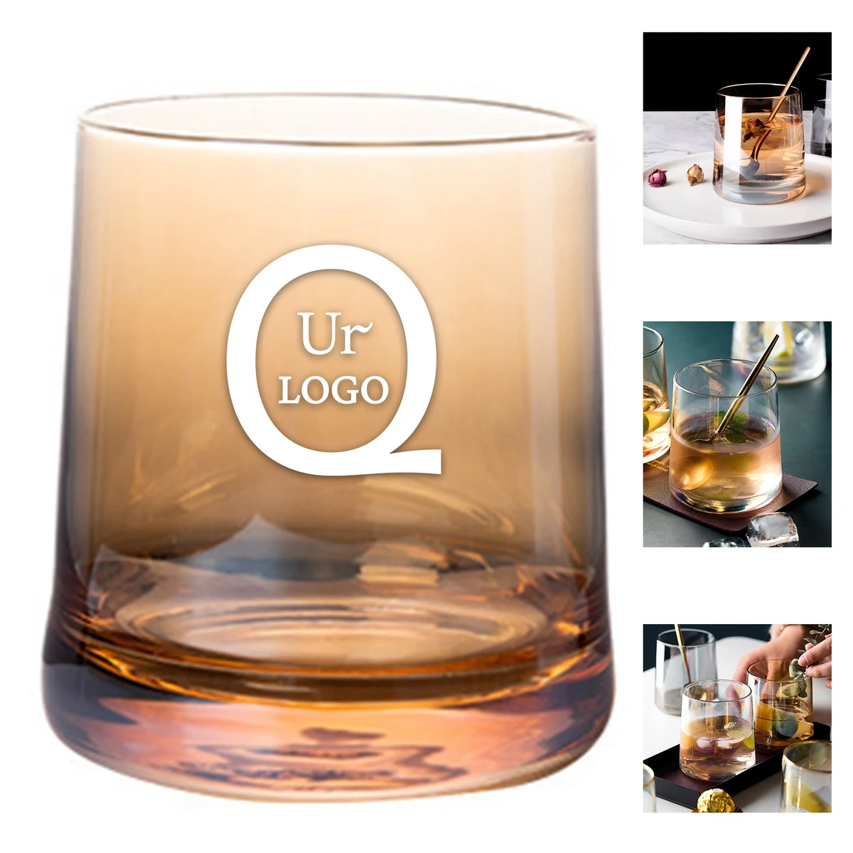 8.45Oz Whisky Amber Mug 1
