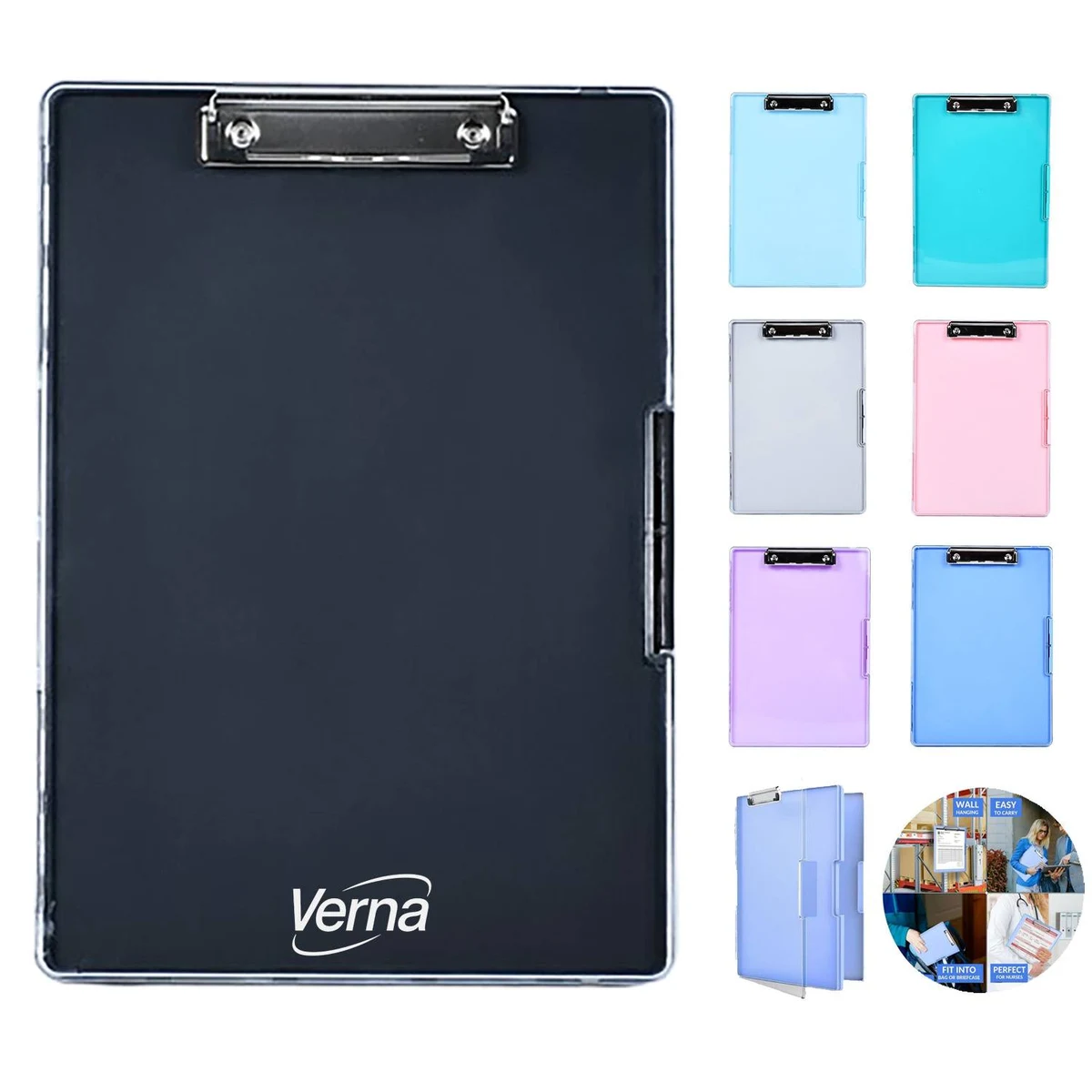 A4 Compartment Storage Plastic Clipboard 1