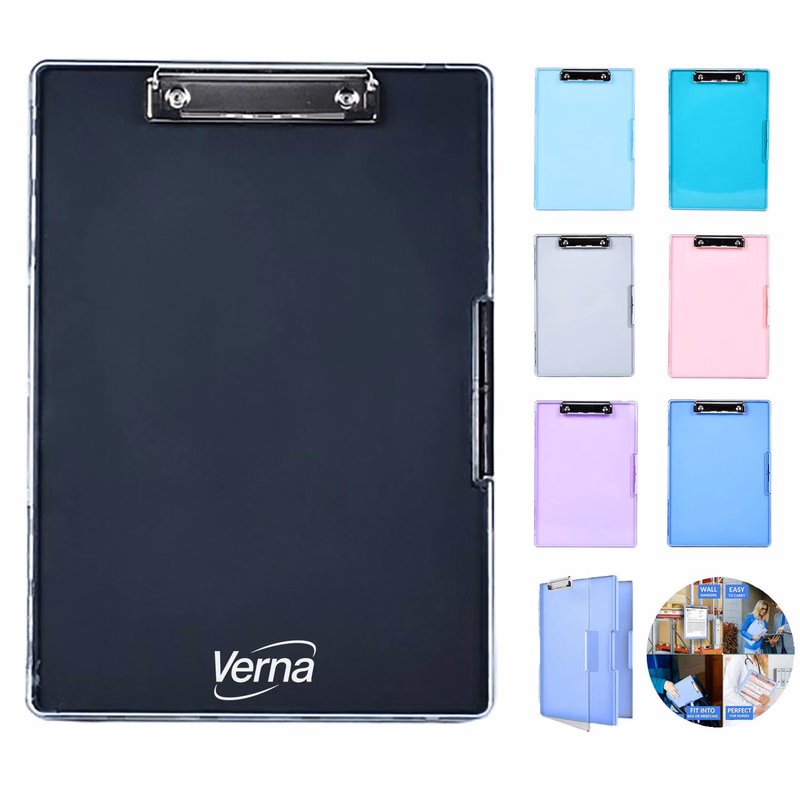 A4 Compartment Storage Plastic Clipboard