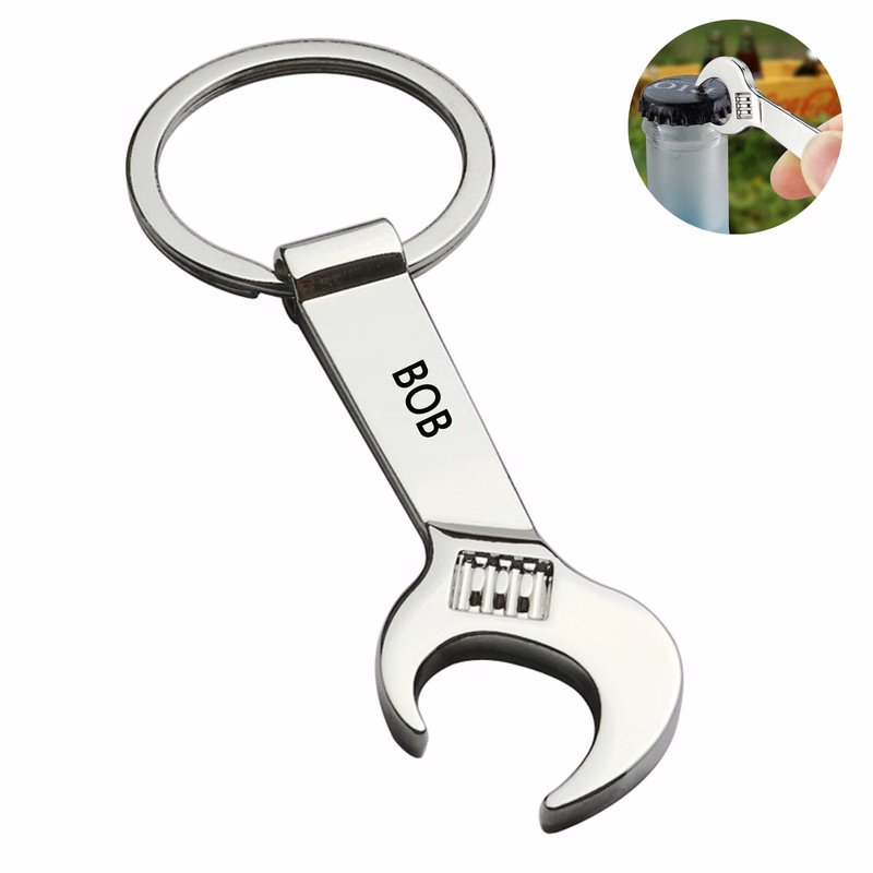 Creative Wrench Keychain Multifunctional Bottle Opener