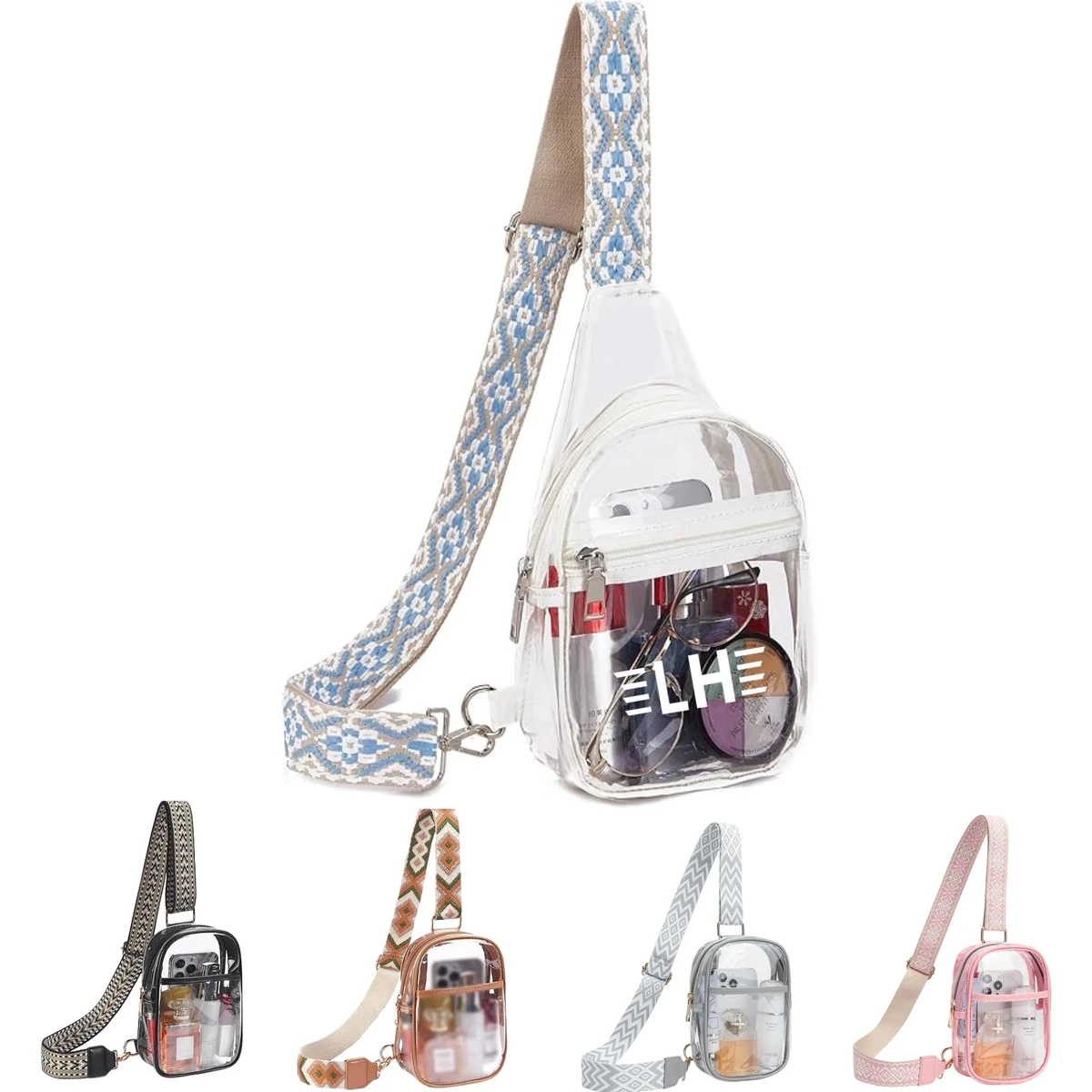 Clear Stadium Crossbody Bag 1