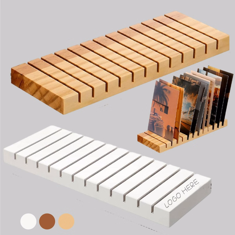 Wooden Playing Card Holders Tray Racks Organizer Set