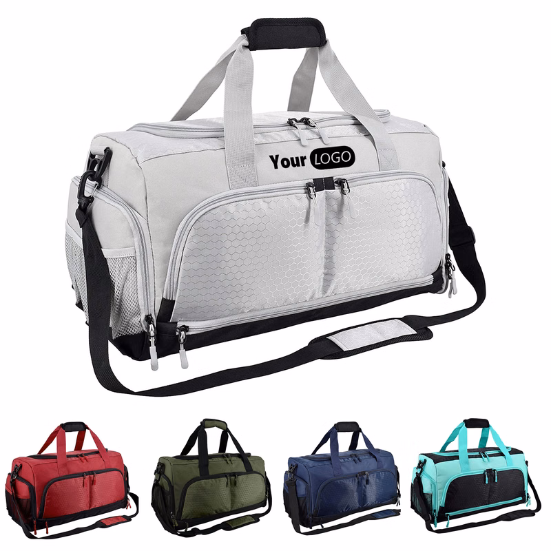 Polyester independent shoe bag compartment handbag