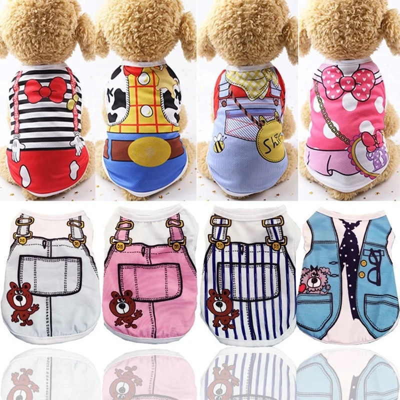 Dog Shirts Pet Printed Clothes 1