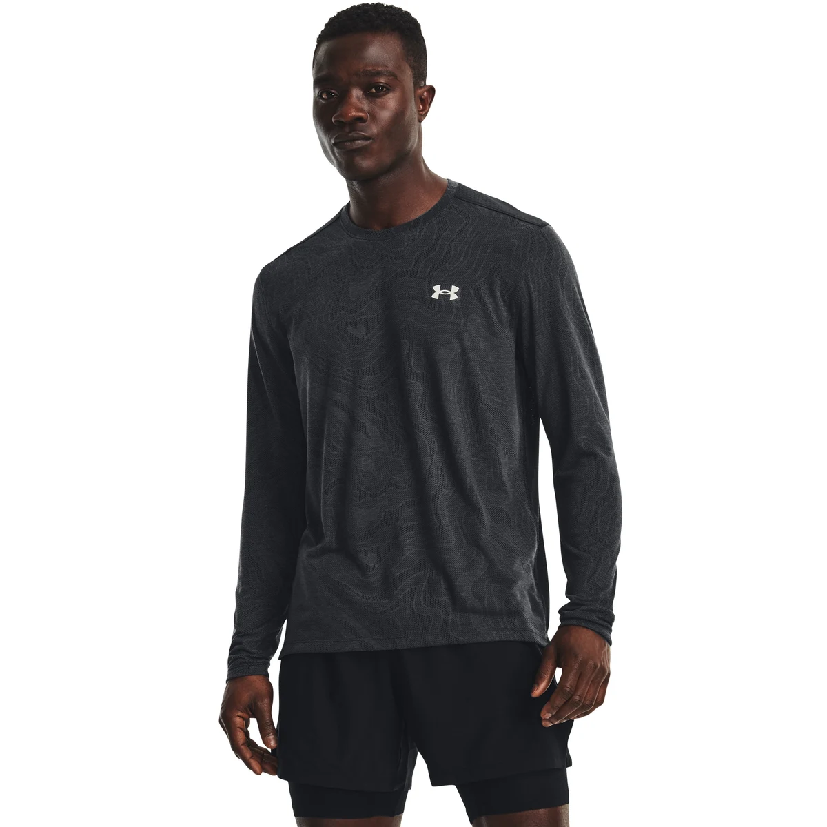 Men's UA Streaker Topographic Long Sleeve 1