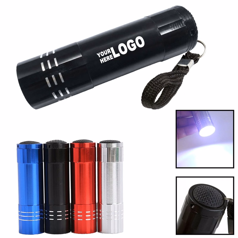 Flat LED Flashlight with Wrist Strap MOQ20