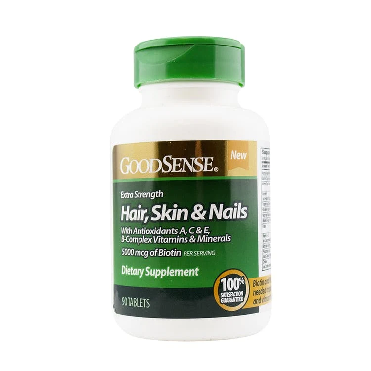 Hair Skin & Nails Tablets - Extra Strength 90 Count 1