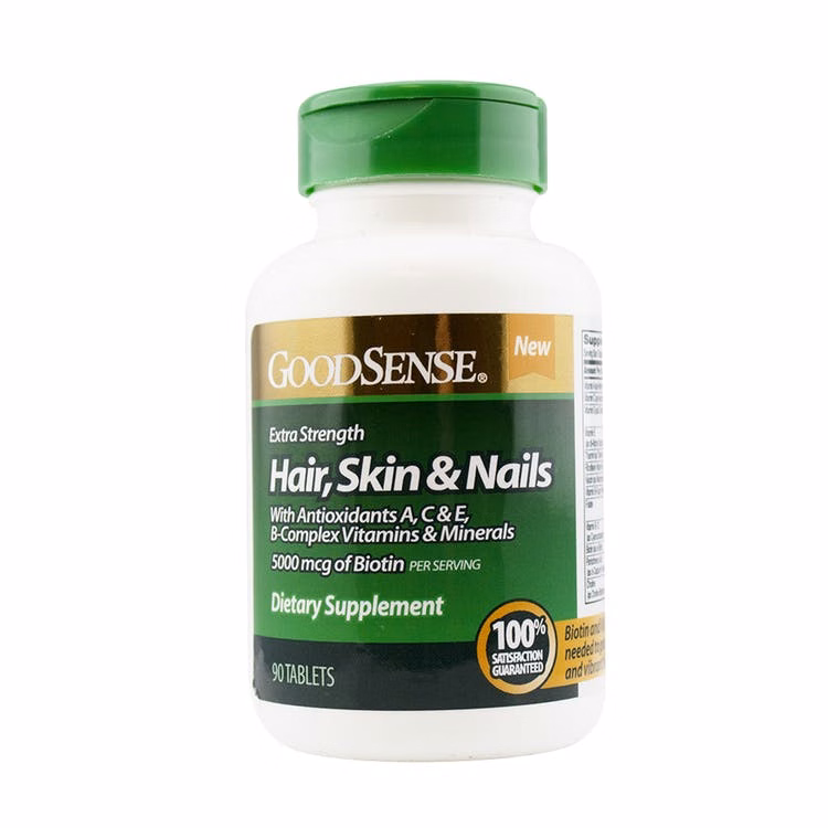 Hair Skin & Nails Tablets - Extra Strength 90 Count