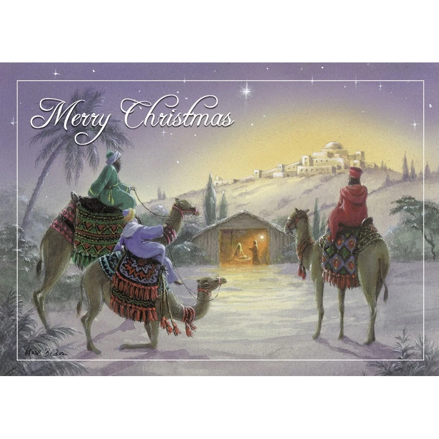 They Come With Gifts Religious Christmas Card 1
