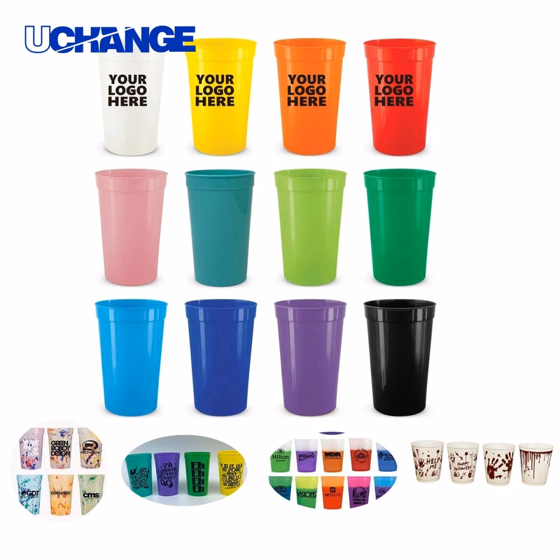 Vintage Reusable Plastic Stadium Cup Container (16 oz)