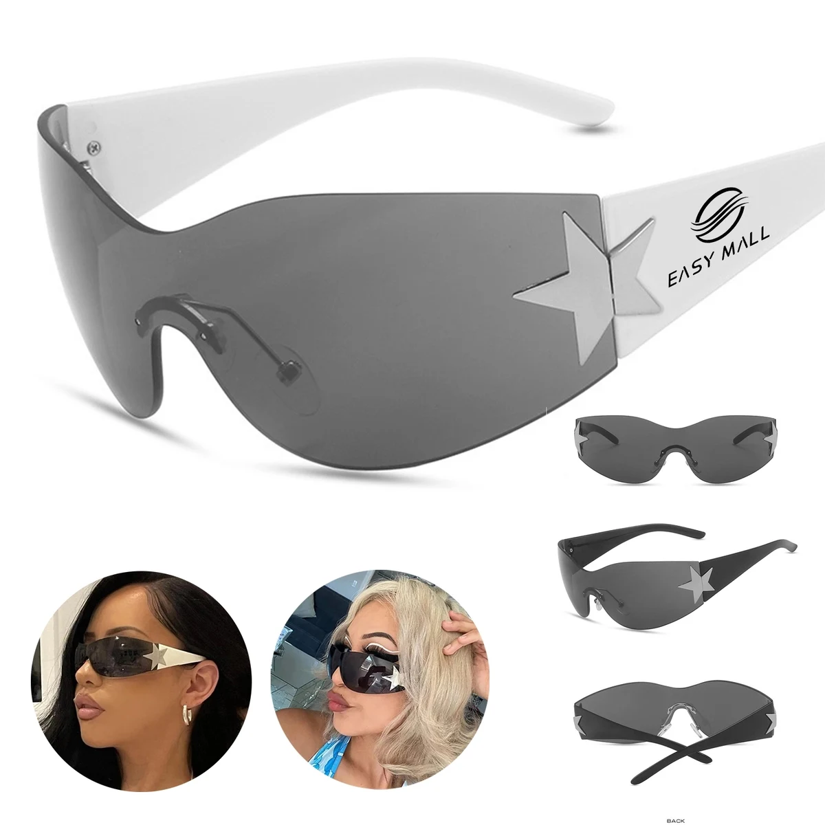 Rimless Pentagram Sunglasses 1
