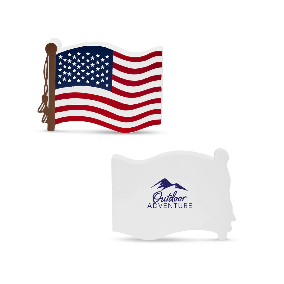 Patriotic USA Flag Shape Stress Ball 1