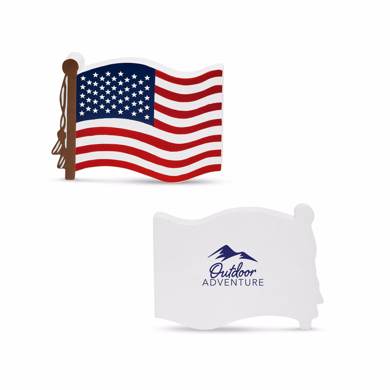 Patriotic USA Flag Shape Stress Ball