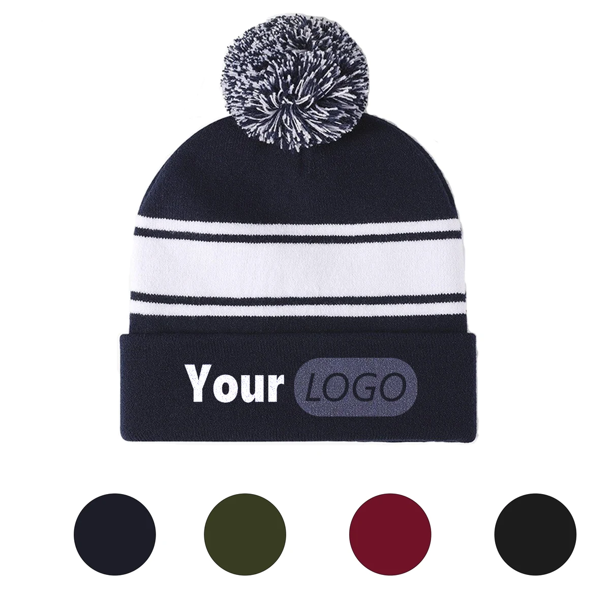 Thickened Cold Resistant Winter Knit Hat 1