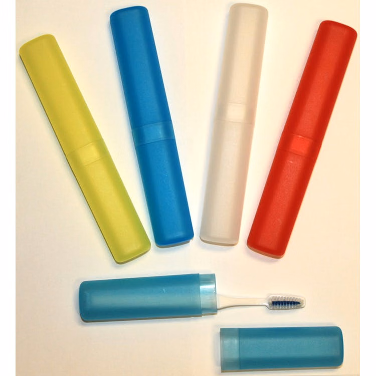 Toothbrush Travel Cases - Assorted 8" x 1.2"