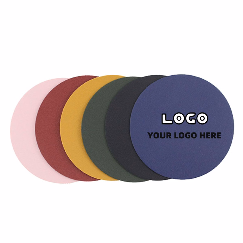 Soft PU Leather Drink Coaster