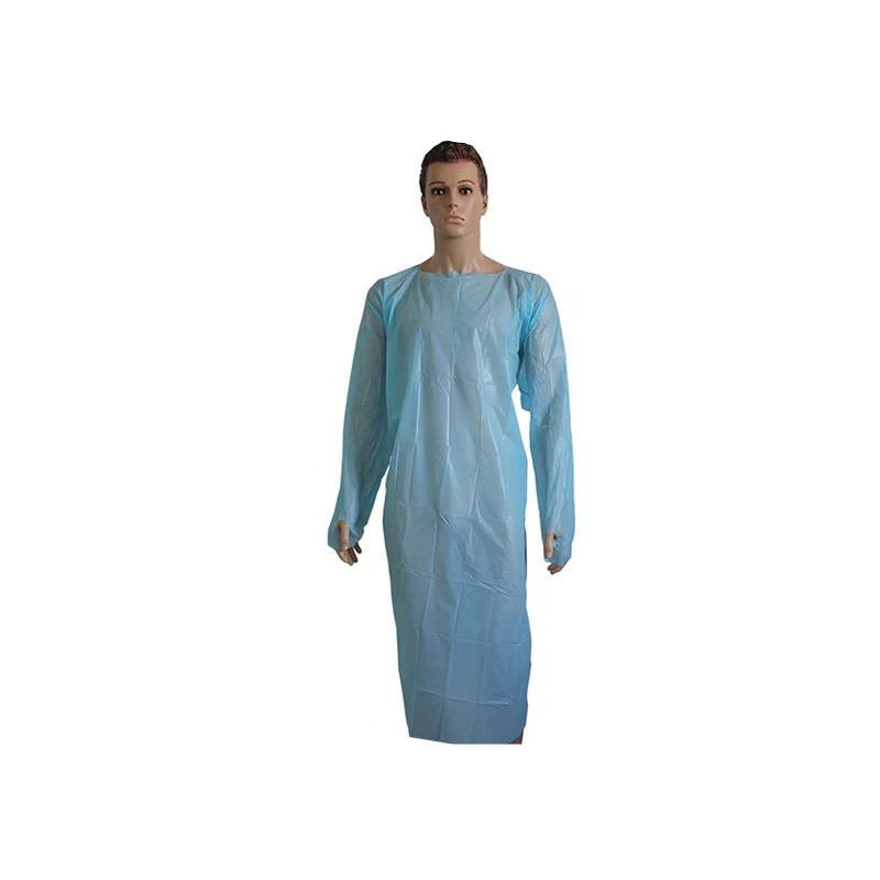 Bodysuit Safety Open Back L3 PEVA Disposable Isolation Gown 1