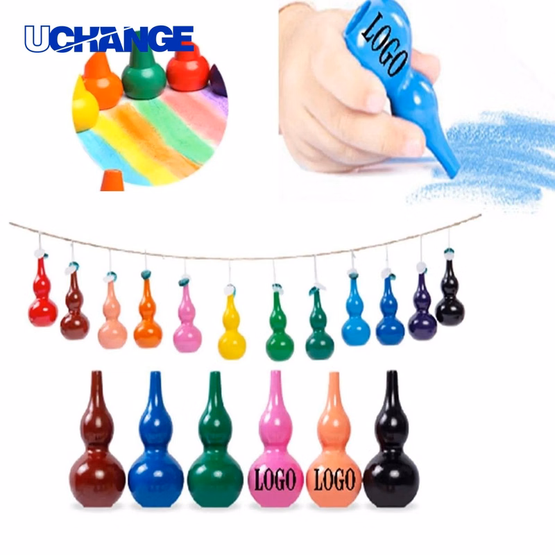 Gourd-Shaped Crayon for Kids Art & Drawing