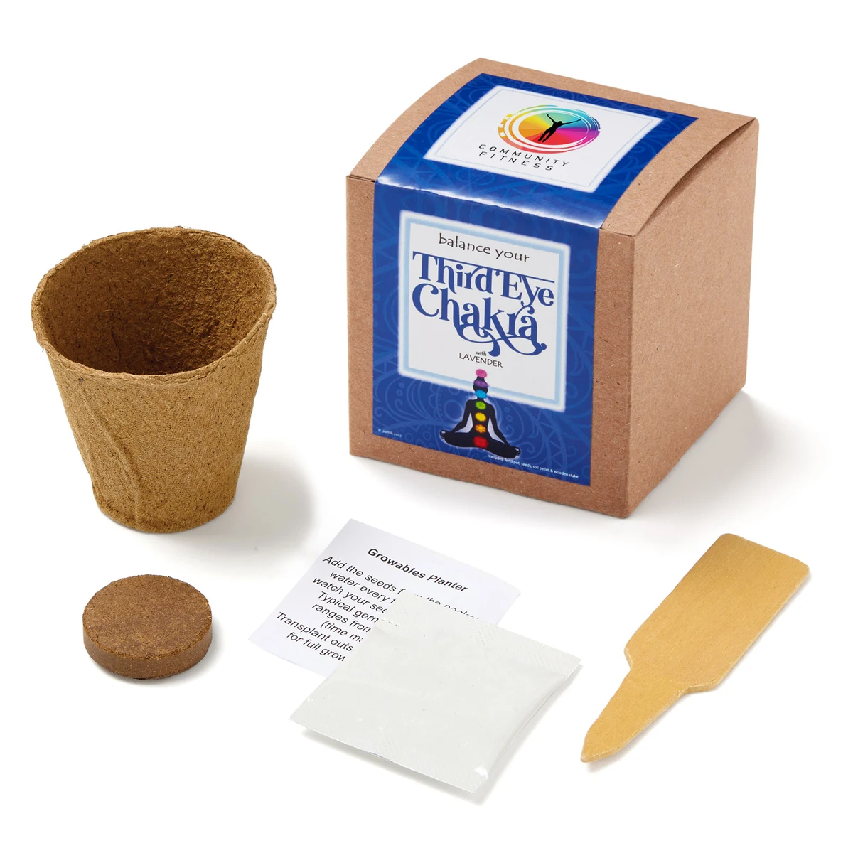 Third Eye Chakra Growable in Kraft Gift Box 1