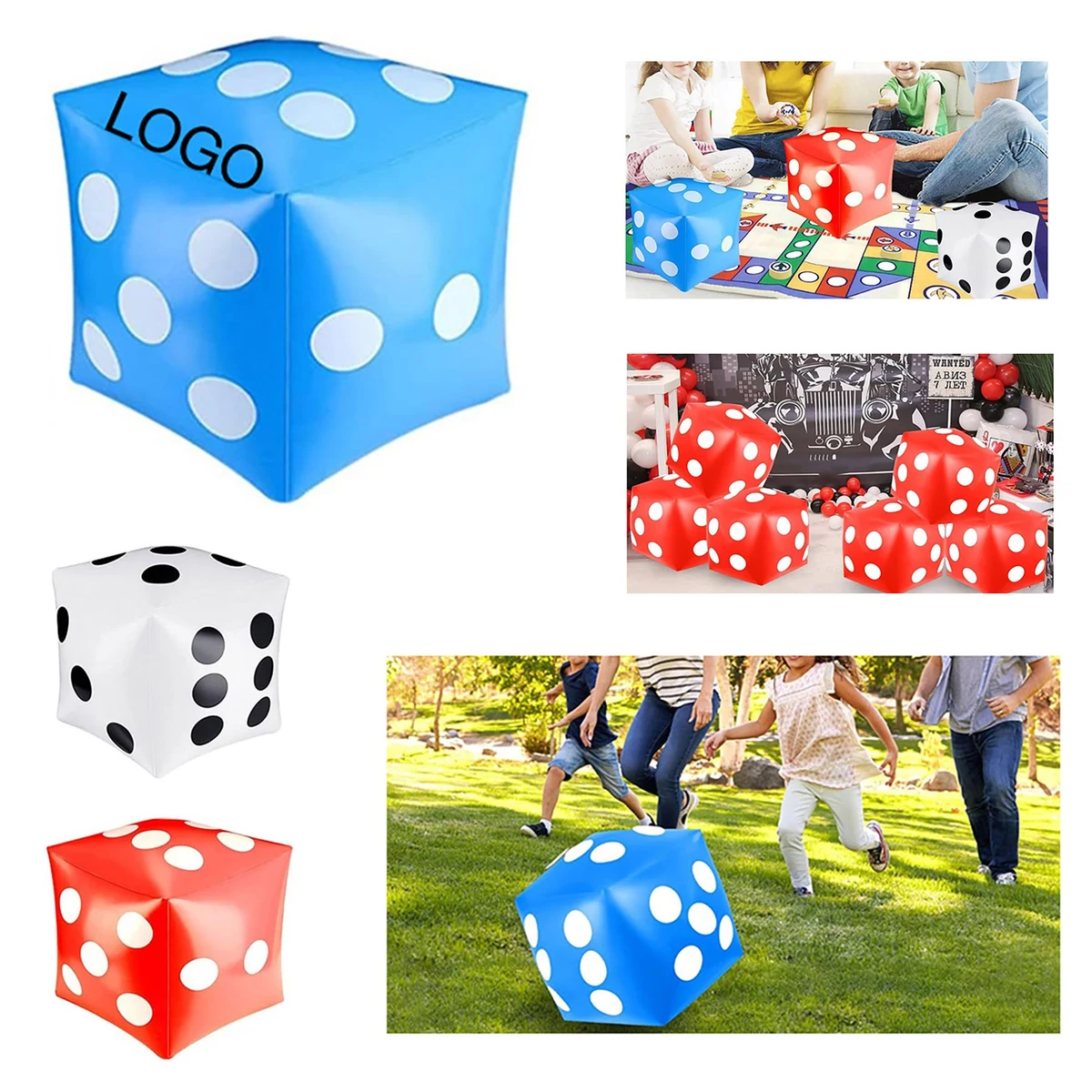 Jumbo Inflatable Dice Toy 1