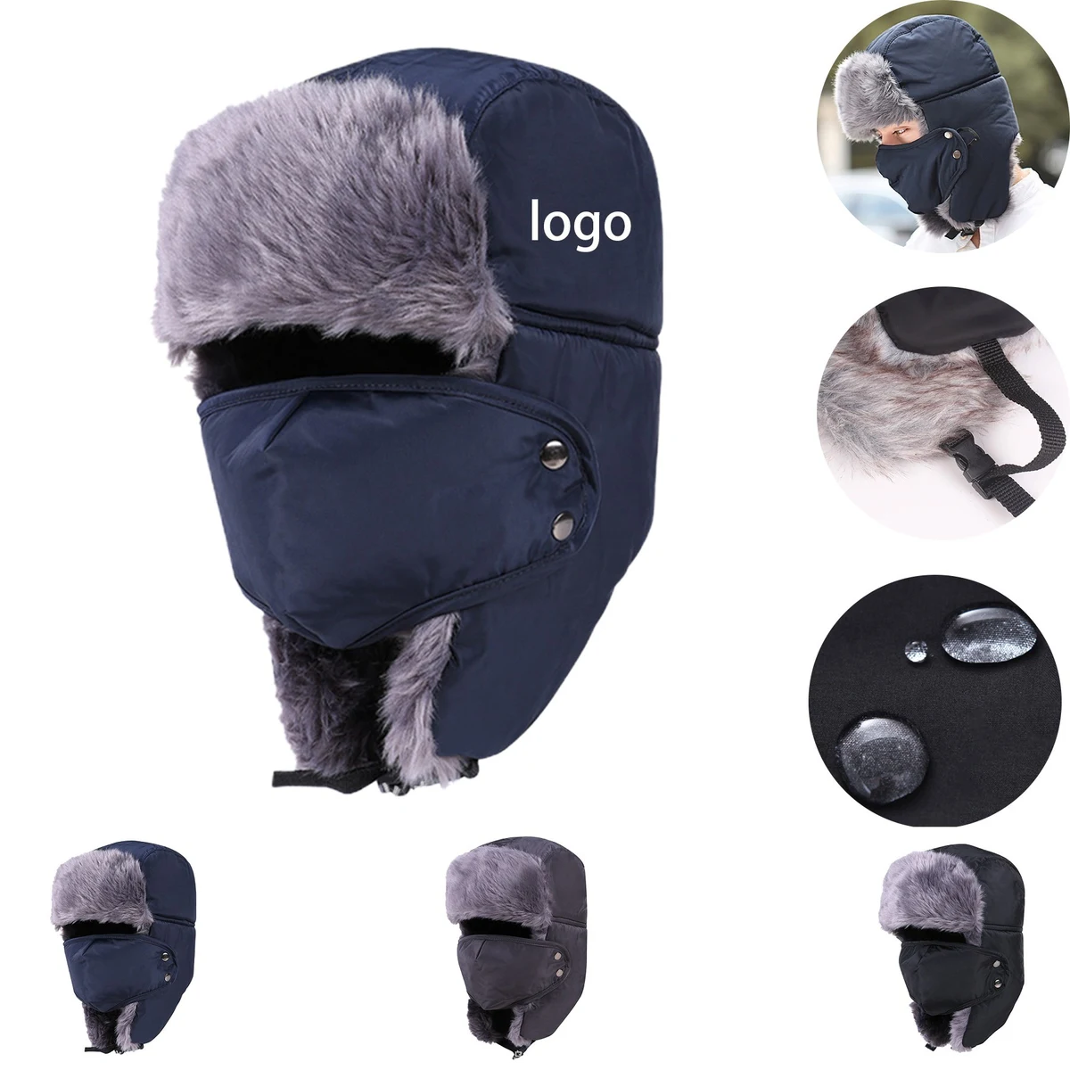 Skiing Cap With Mask 1