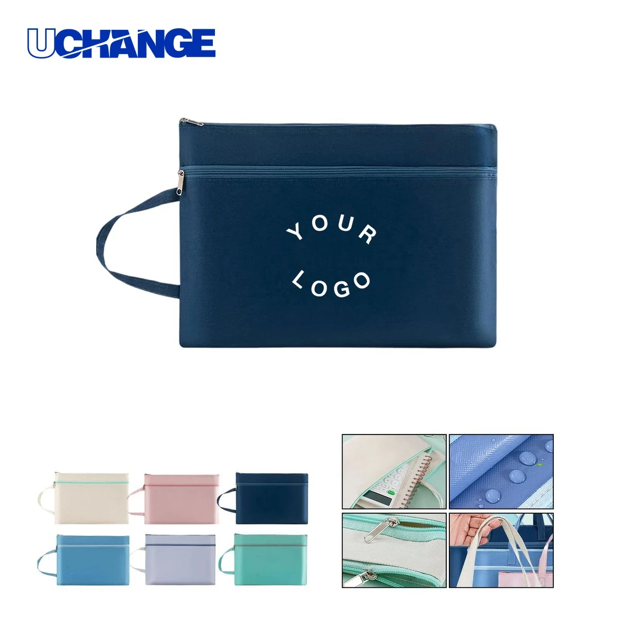 Waterproof Oxford Document Pouch Case with Handle 1