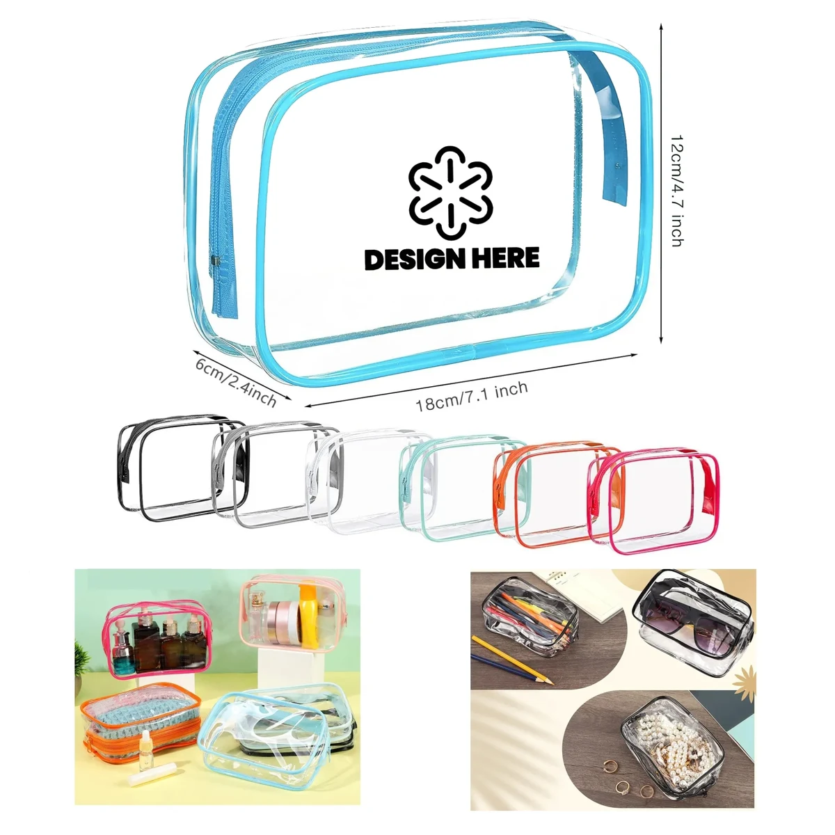 Multifunctional Transparent Travel Storage Bag 1