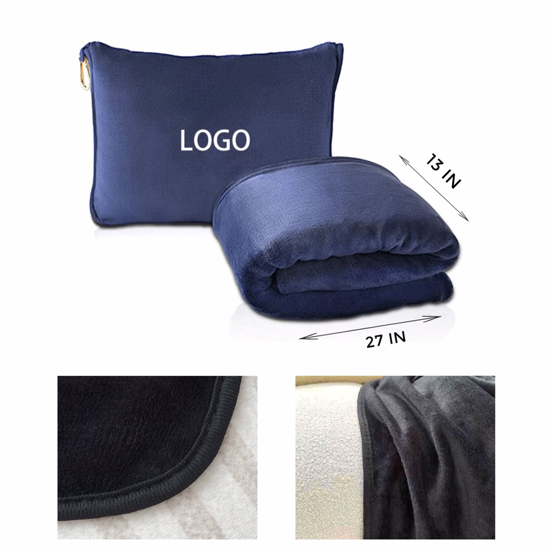 MOQ 10 PCS Stylish Flannel Collapsible Storage Blanket