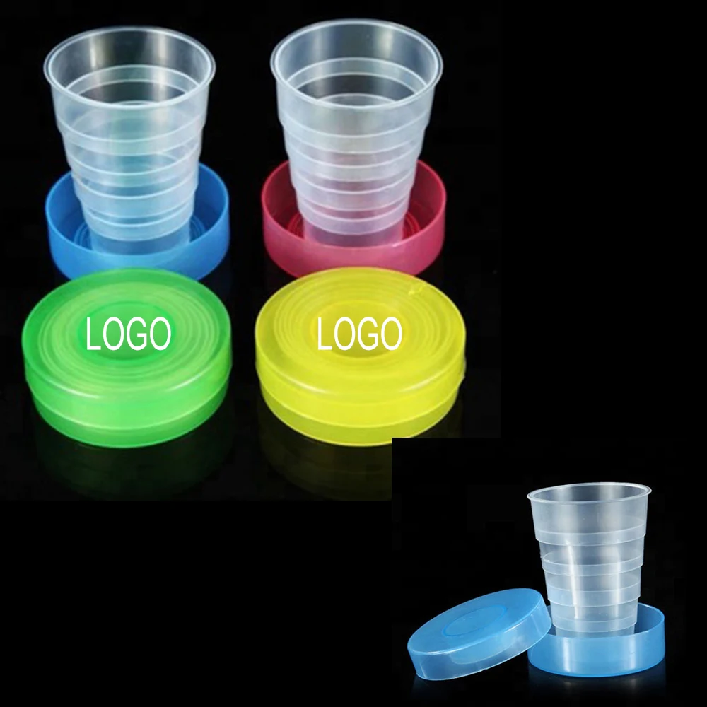 5 oz Retractable Collapsible Cup, custom stadium cup with logo imprint 1
