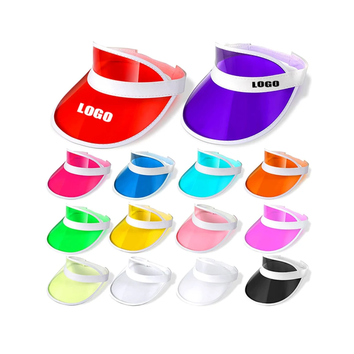 Transparent PVC Sun Visor 1