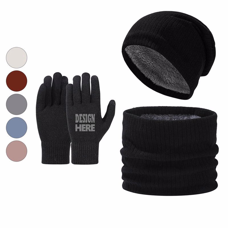 Winter Hat Scarf And Gloves Set