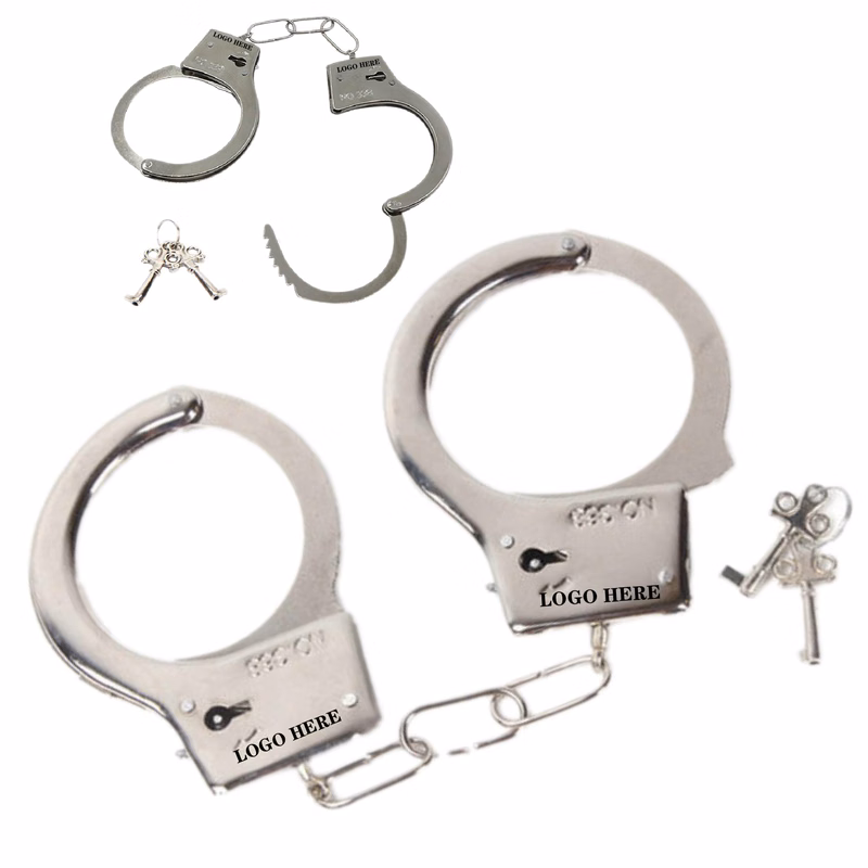 Kid Mini Handcuffs Metal Keychain Plastic