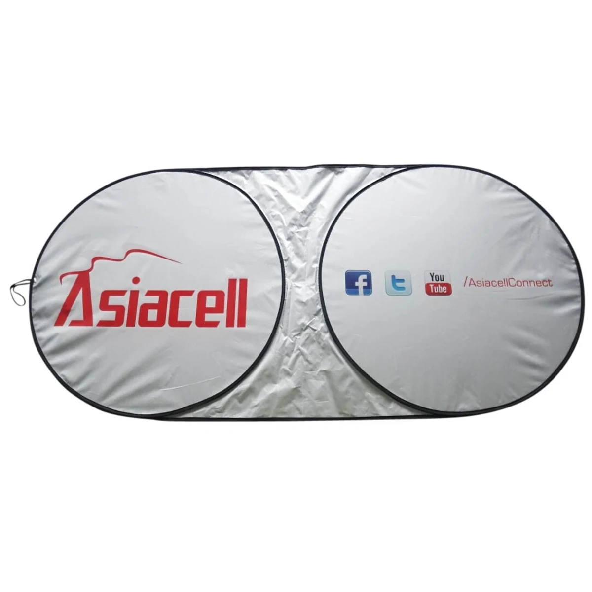 EZ Fold Double Car Sunshade 1