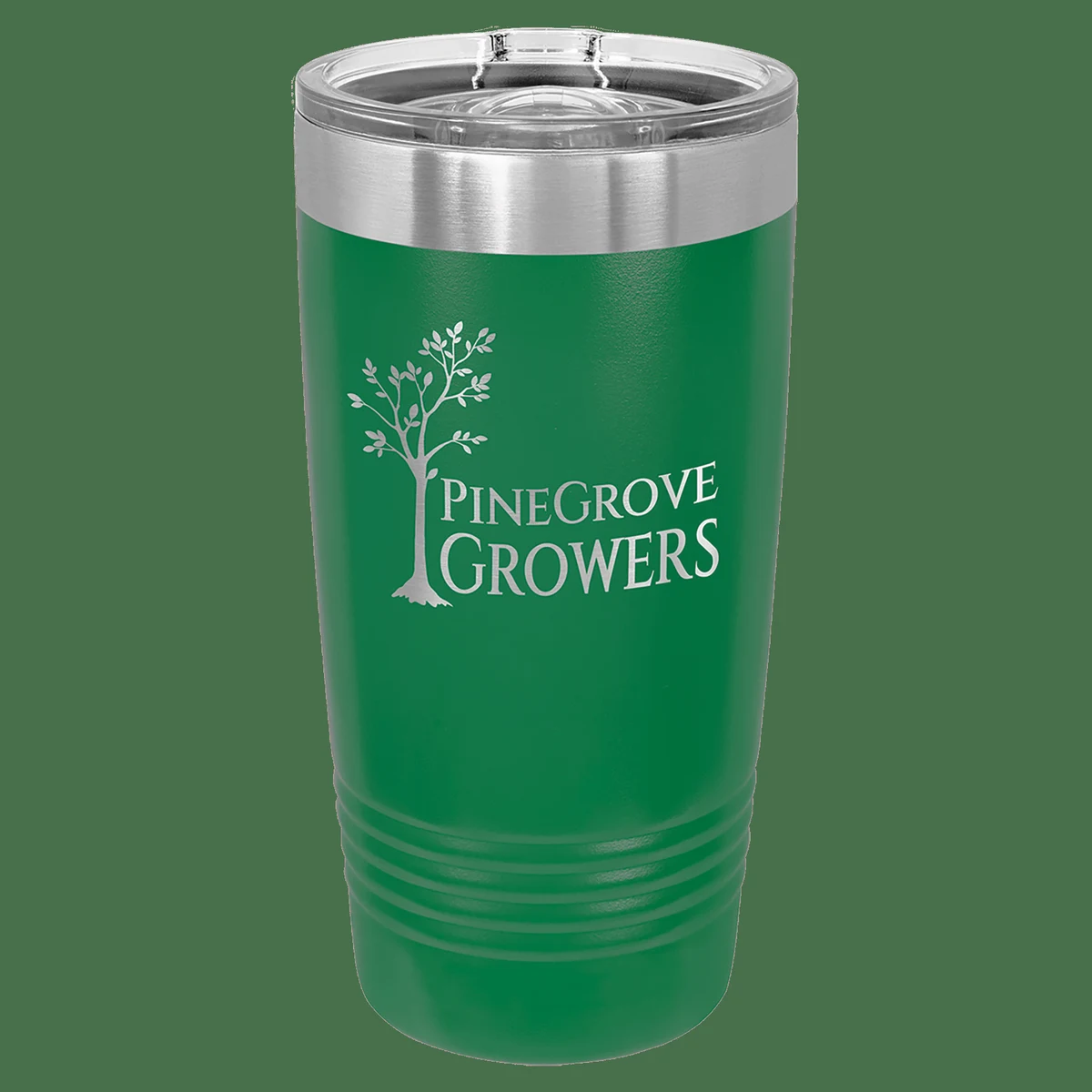 Polar Camel 20 oz. Green Insulated Ringneck Tumbler with Slider Lid 1