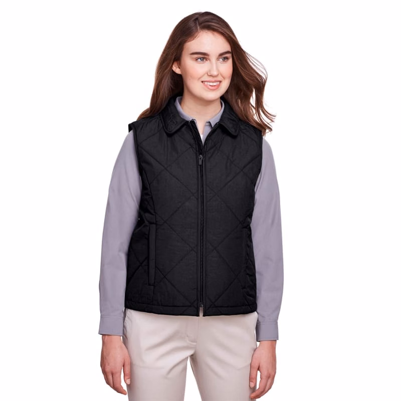 UltraClub Ladies' Dawson Quilted Hacking Vest