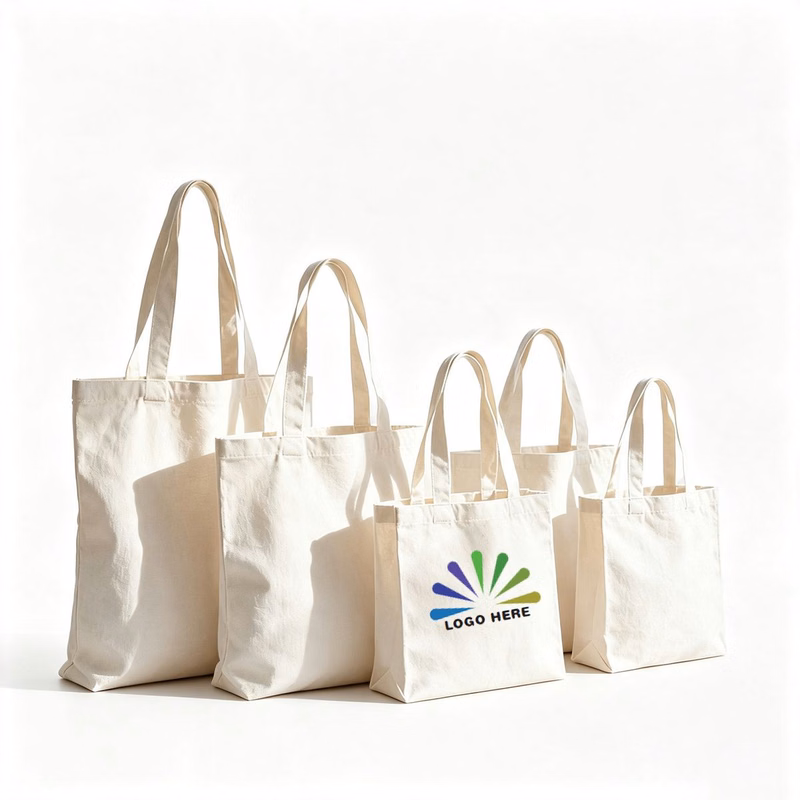 Custom Printed Canvas Tote Bag with Spacious Interior