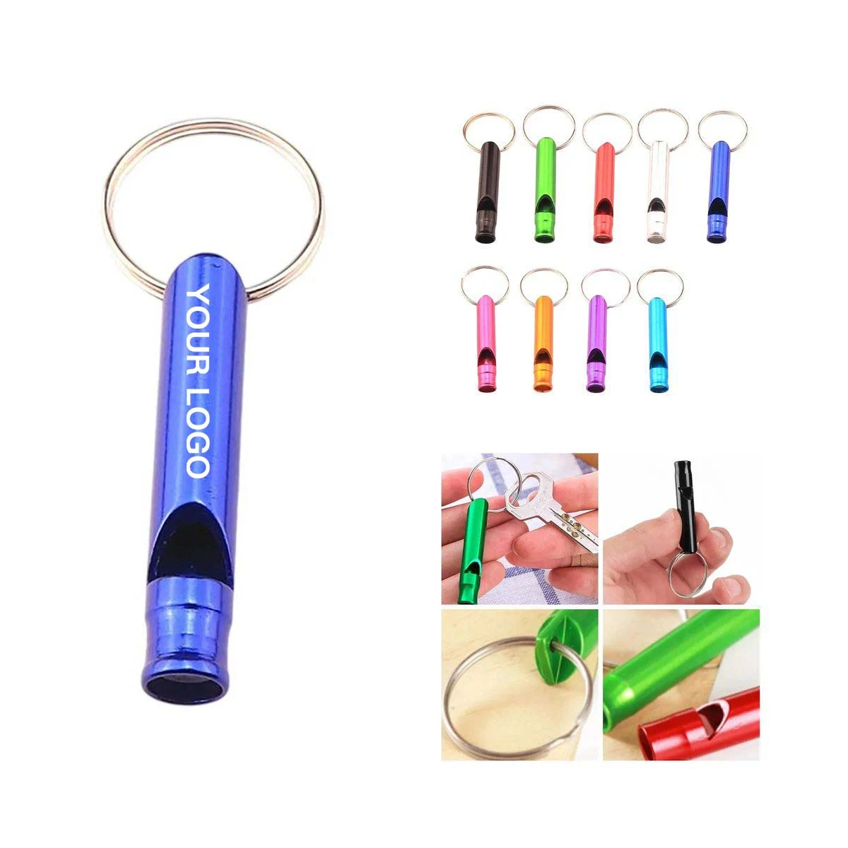Outdoor Safety Whistle Compact Aluminum 1