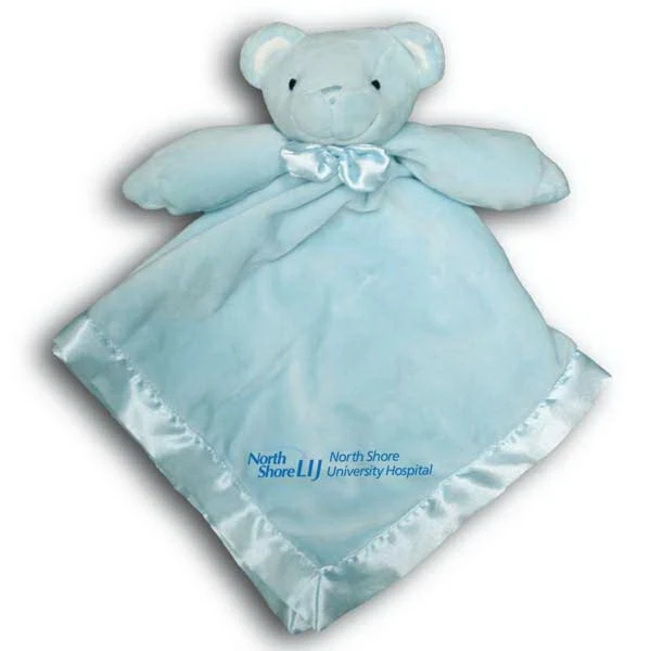 Blue Bear Baby Blanket 1