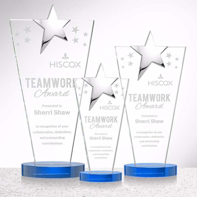 Mantella Chrome Star Award - Sky Blue