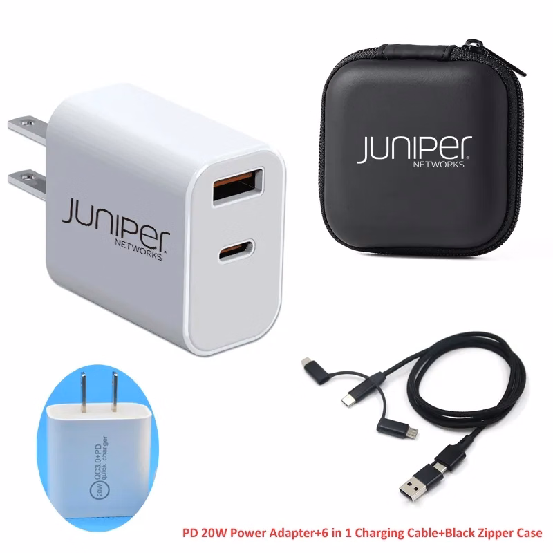Fast Charging 20W Dual-Port Wall Plug & Cables Set