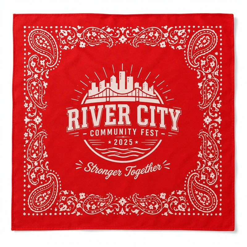 Full Color Paisley Bandanas 1