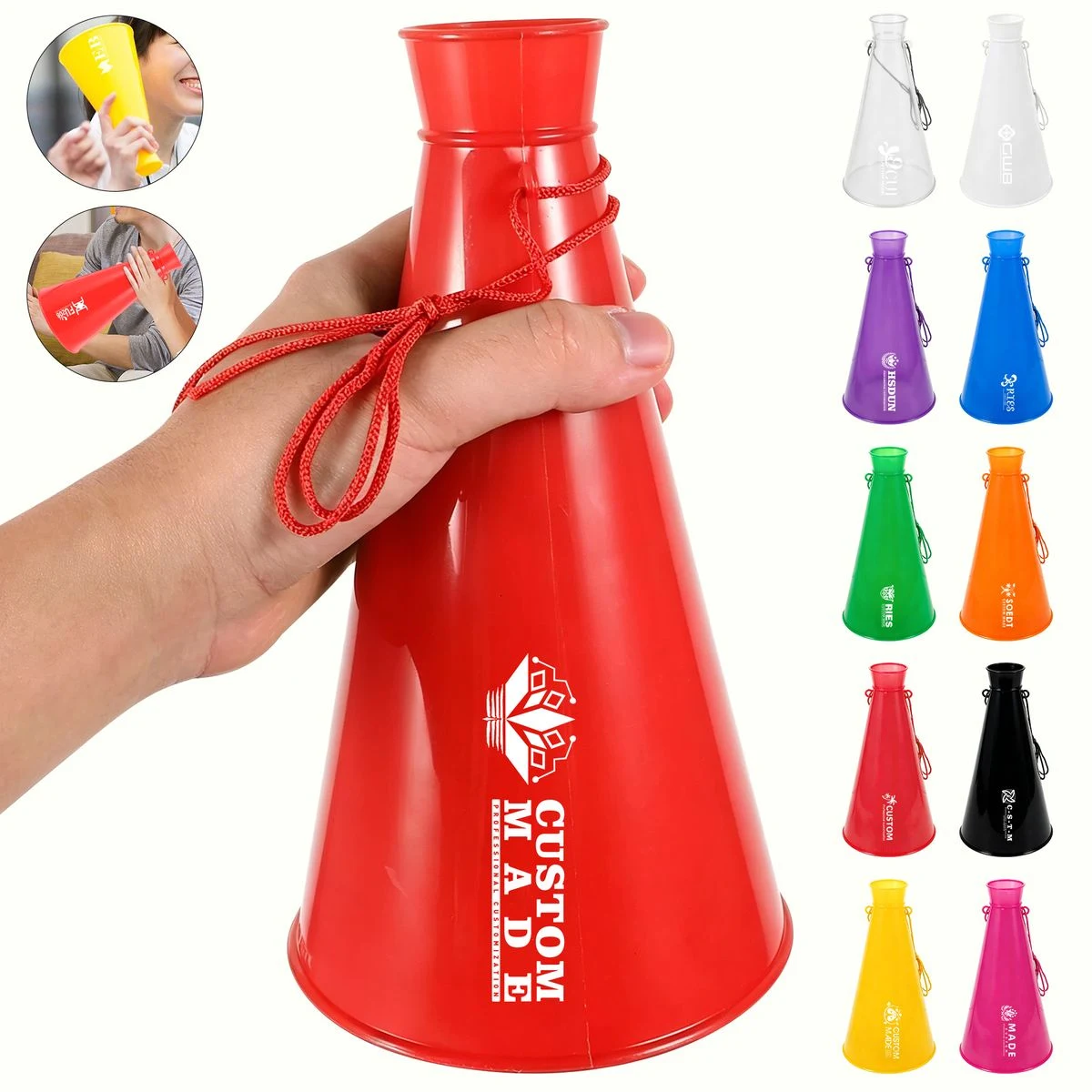 Plastic Cheer Megaphone 1