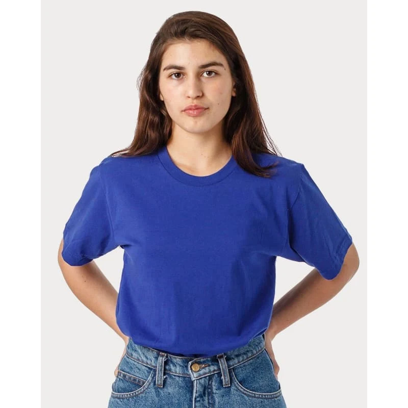 Los Angeles Apparel Unisex USA-Made Fine Jersey T-Shirt - 20001 1