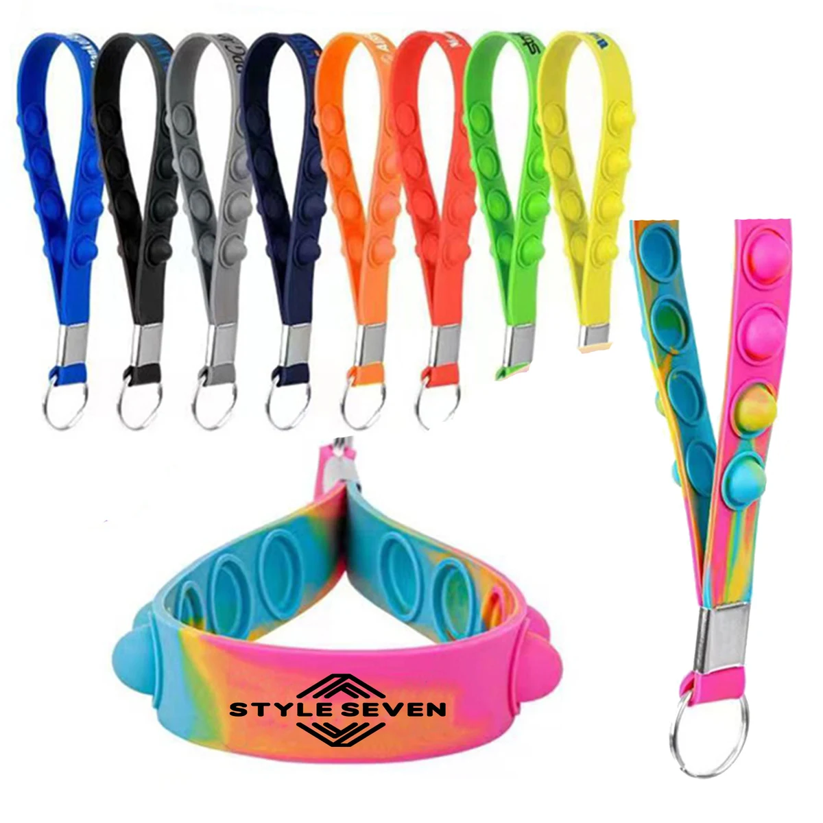 Silicone Wristband Keychain 1