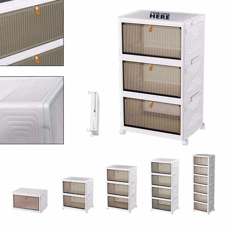Shoe Box Organizer Space Saving Foldable Container