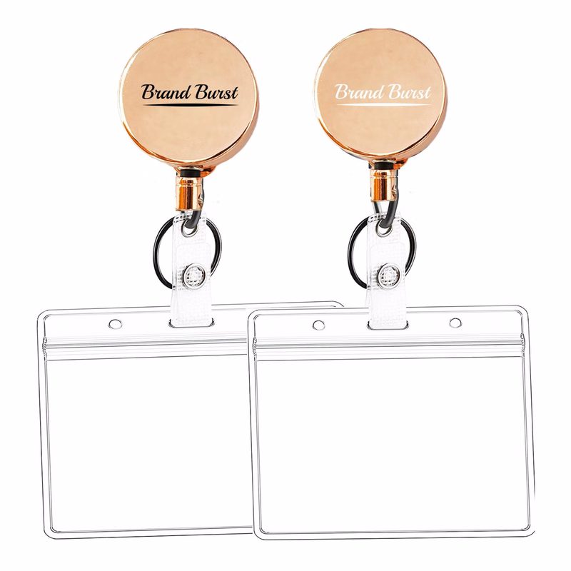 Soft Plastic Badge Holders With Heavy Duty Badge Reels