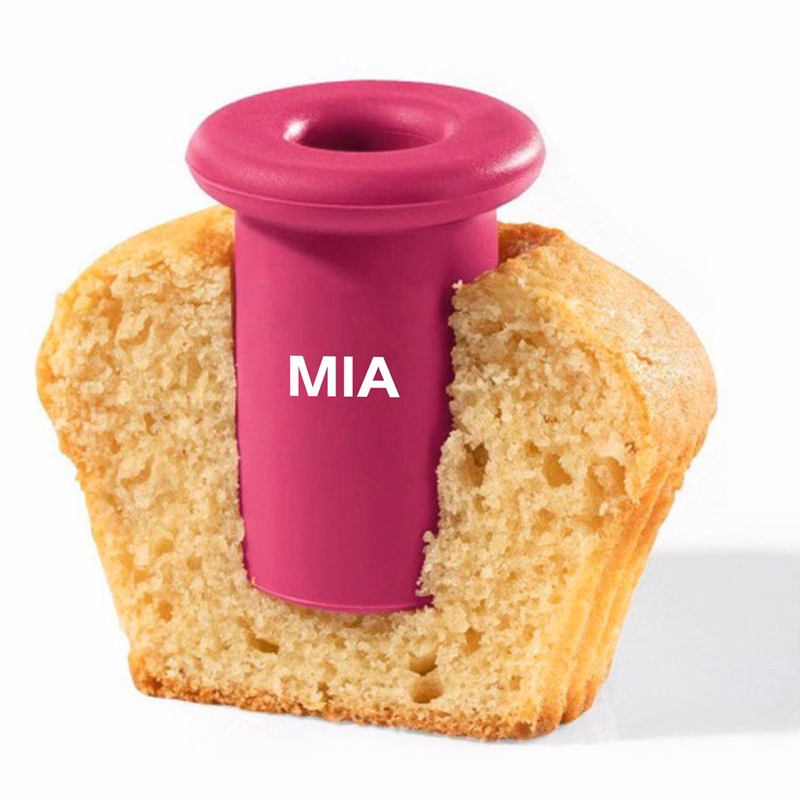 Silicone cake drilled opening plug