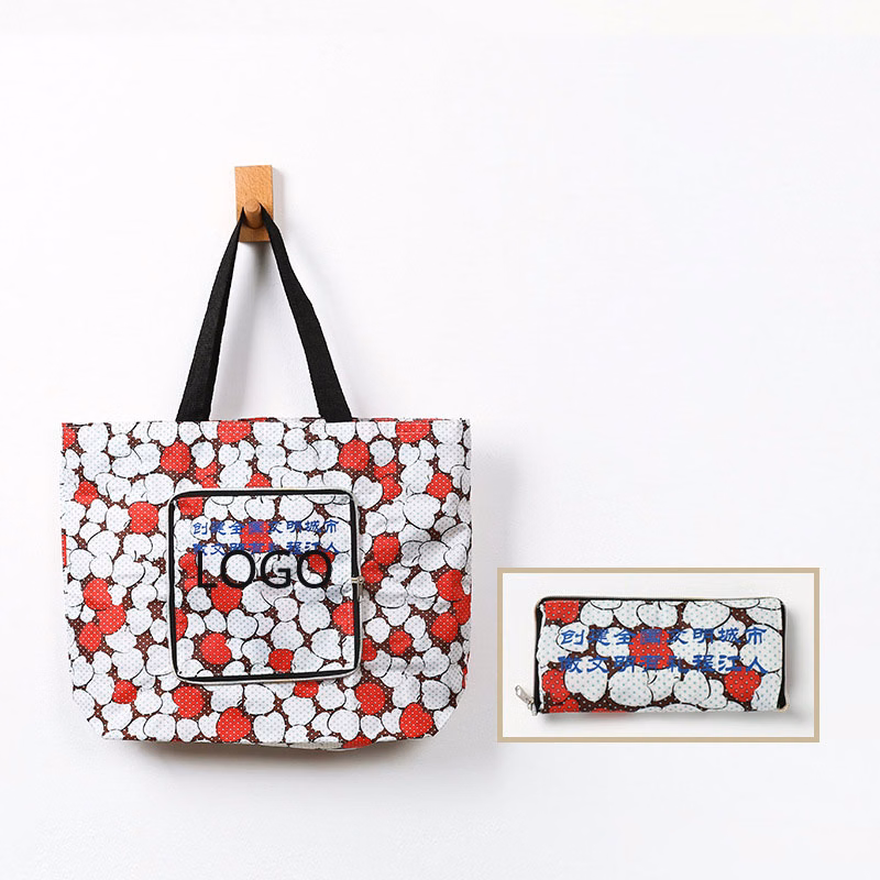 Large Capacity Foldable Washable Shopping Tote Bag / Handles